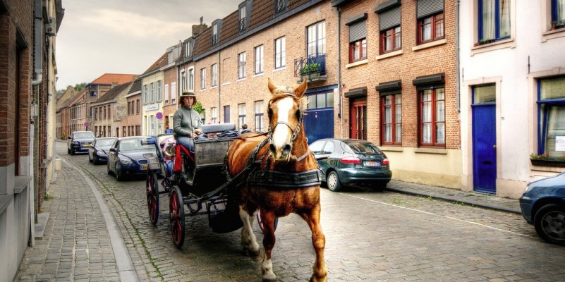 Paseo en carruaje por Brujas