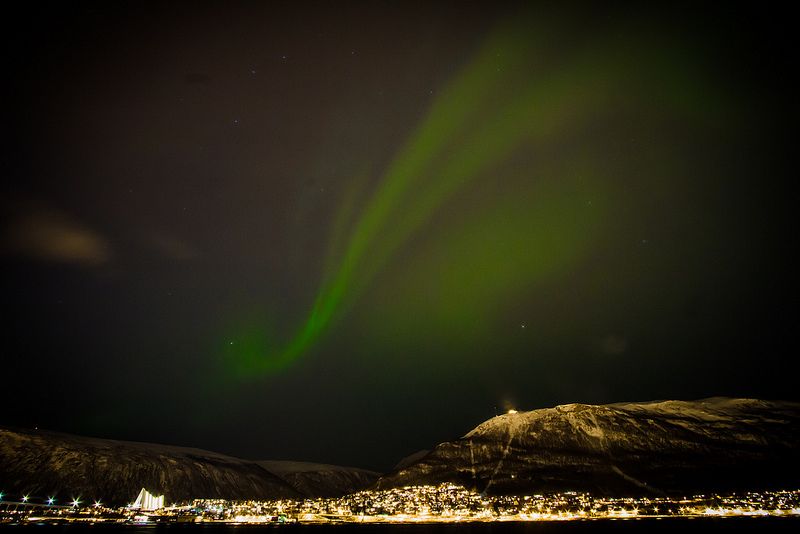 El espectáculo de la Aurora Boreal en Tromso