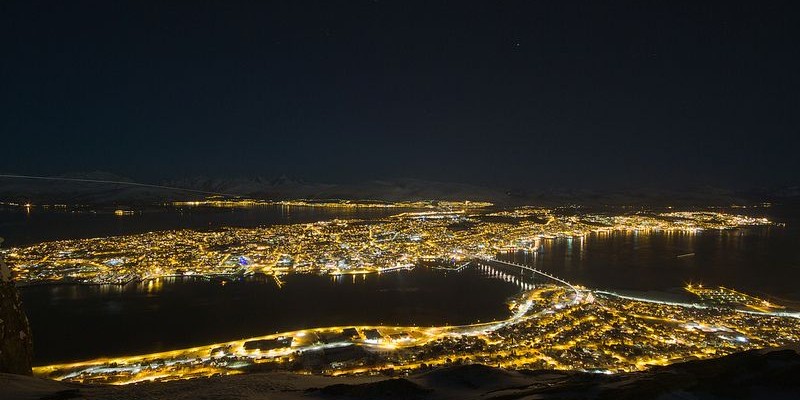 La vida nocturna en Tromso