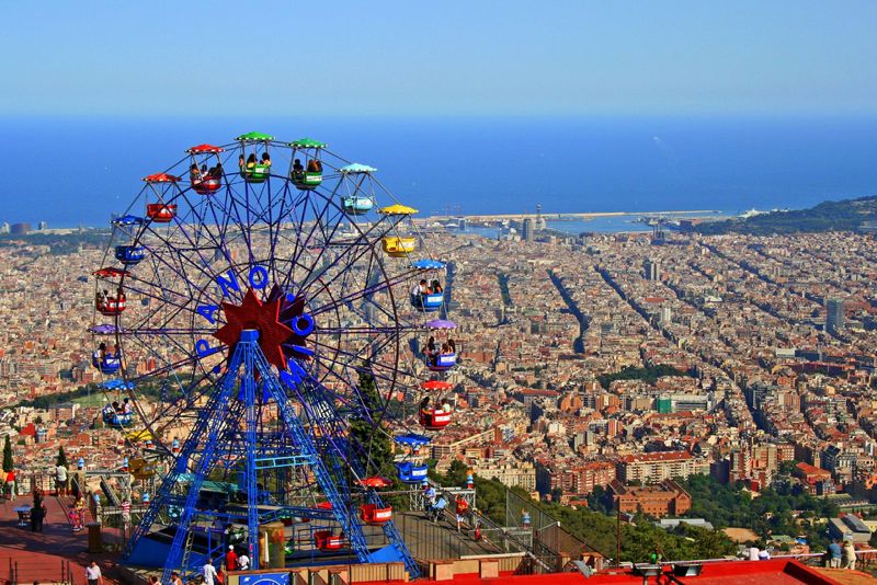 Parque de Atracciones del Tibidabo en Barcelona