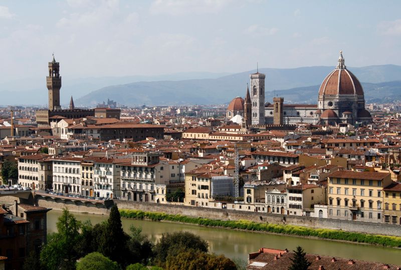 Piazzale Michelangelo en Florencia