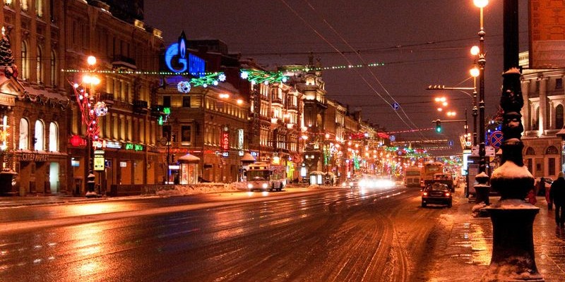 La avenida Nevsky de San Petersburgo