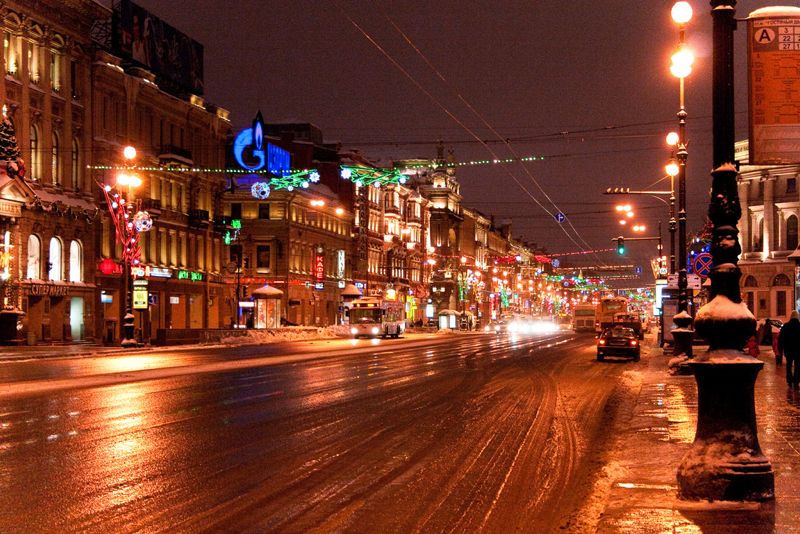 La avenida Nevsky de San Petersburgo