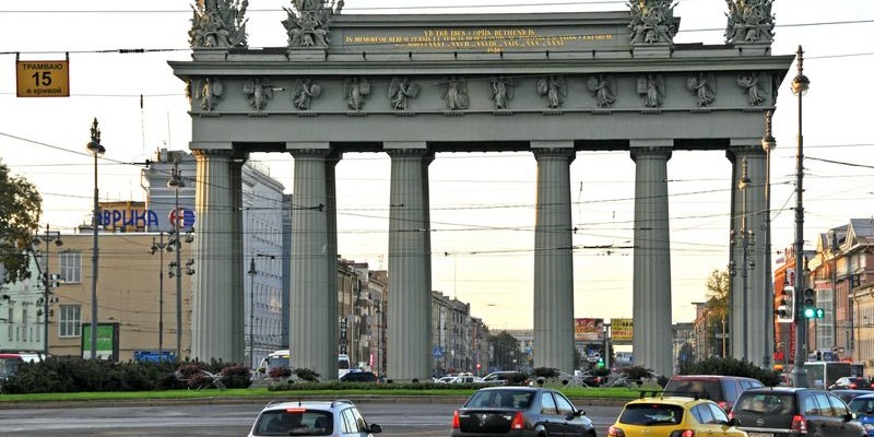 Avenida de Moscú en San Petersburgo