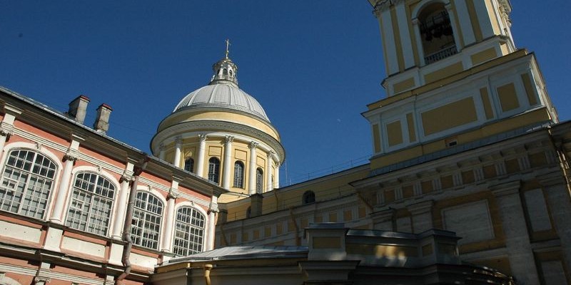 El monasterio de Alejandro Nevski, San Petersburgo