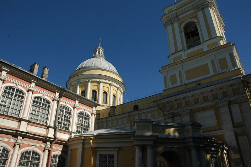 El monasterio de Alejandro Nevski, San Petersburgo