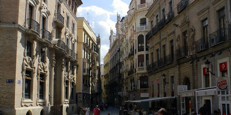 calle Trapería en Murcia