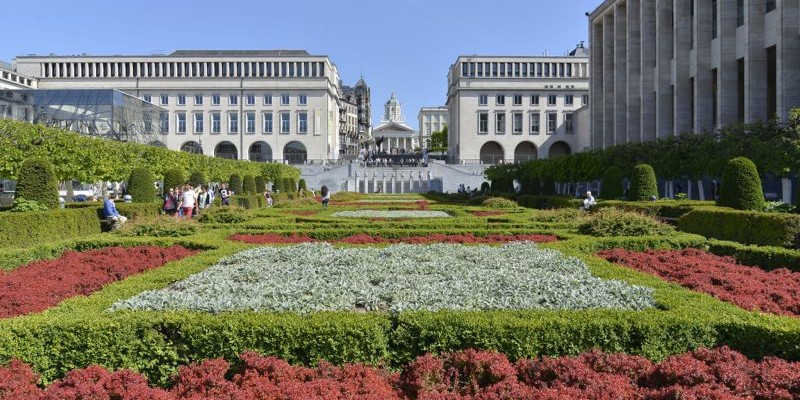 El Jardín de Mont des Arts | Bruselas | Visita